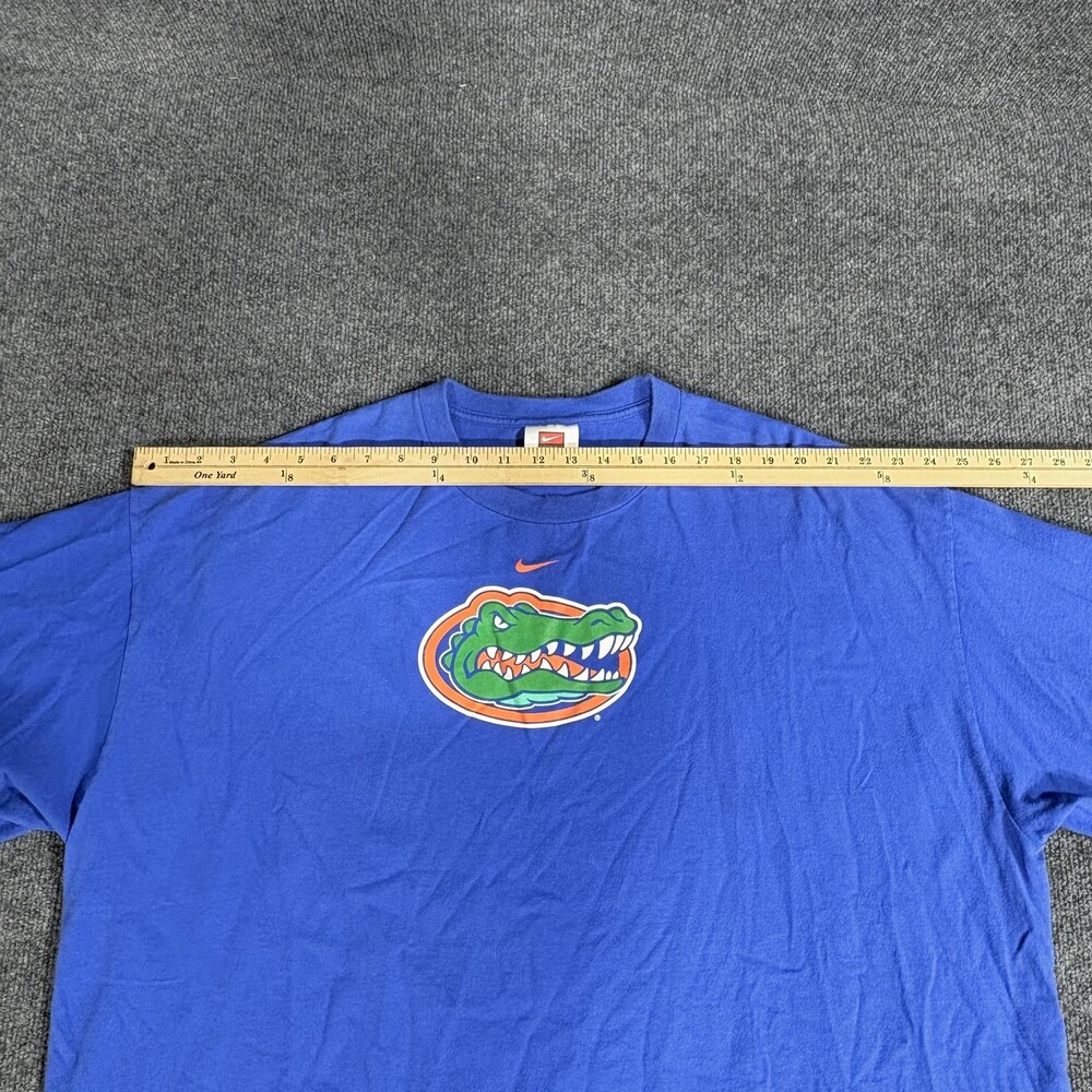 Vintage Florida Gators Shirt Mens 2XL Blue NCAA Football Nike University Tee Y2K - Picture 6 of 12